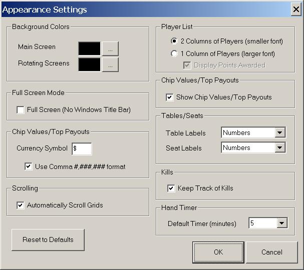 Poker Tournament Software